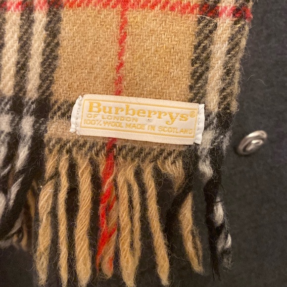 Burberrys of London vintage wool Scarf Scotland unisex - Picture 12 of 15
